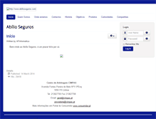 Tablet Screenshot of abilioseguros.com